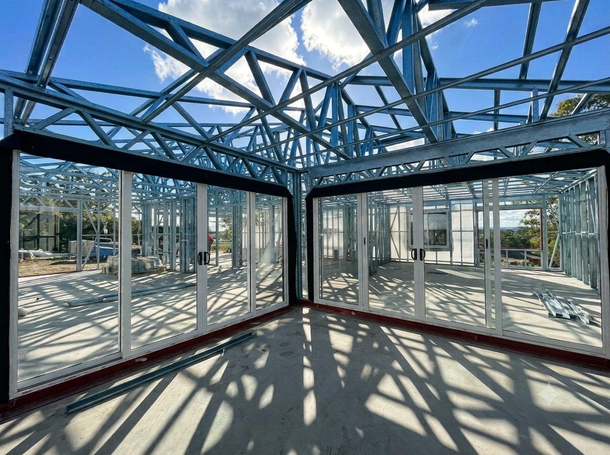 3.Australian 100 Triple-Track Sliding Doors
