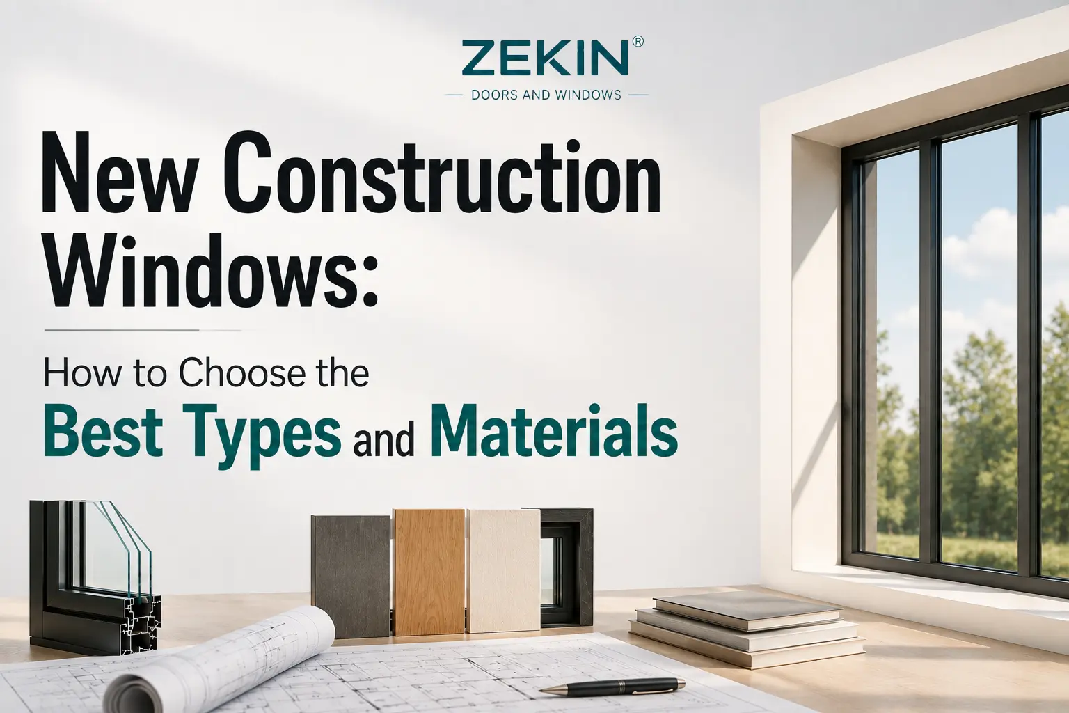 New construction windows: how to choose the best types and materials