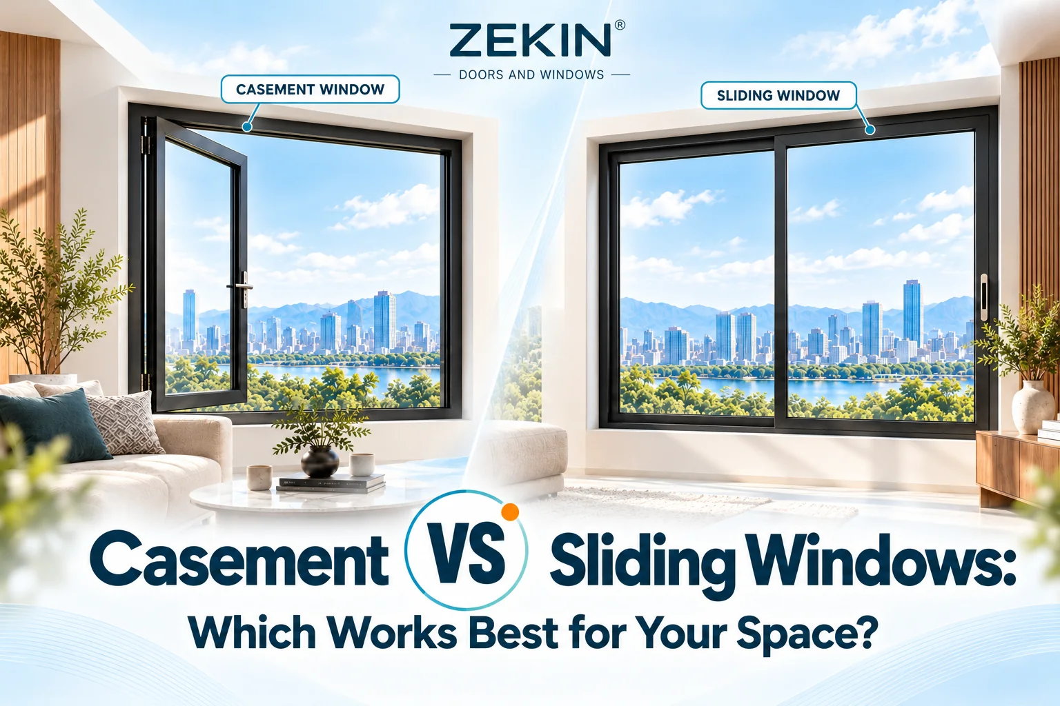 Casement vs sliding windows: which works best for your space